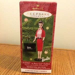 Hallmark "Busy Gal Fashion" Barbie ornament